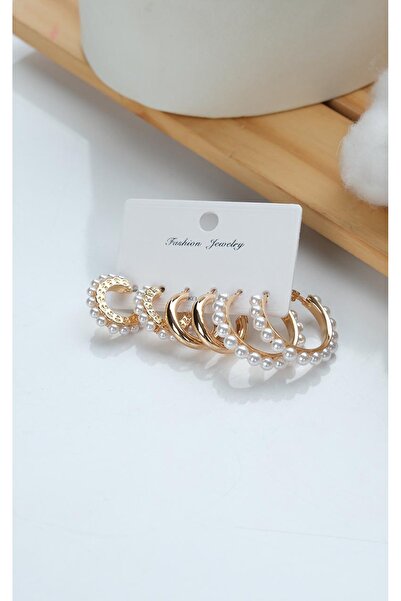 Jack Ferrero KADIN ÇELİK 6 LI KÜPE SETİ