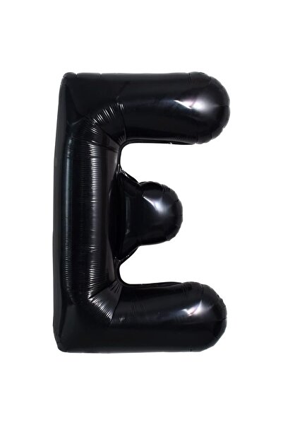 Flippy Balon Litera E, Flippy, 40 cm, , Pai inclus, Negru