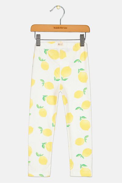 GAP Toddlers Girl Allover Print Pull On Leggings, Off White