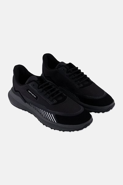 Geox Men U Pg1x Abx A Lace Up Casual Shoes, Black