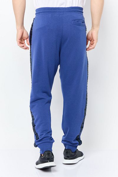 Guess Men Regular Fit Brand Logo Sweatpants, Blue