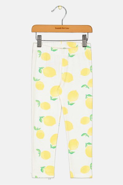 GAP Toddlers Girl Allover Print Pull On Leggings, Off White