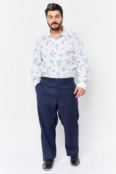 Ralph Lauren Men Classic Fit Plaid Chino Pants, Navy