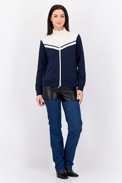 Esprit Women Brand Logo Jacket Shirt, Navy