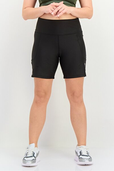 Puma شورت رياضي مناسب للخارج للنساء، أسود