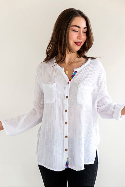 citycenterfashion Γυναικεία μπλούζα με φτερά γάτας 100% βαμβακερή οργανική μπλούζα