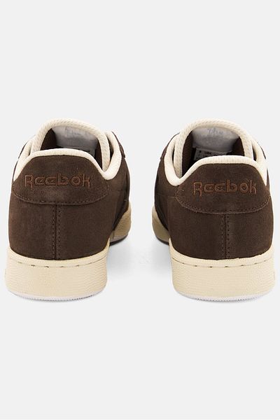 Reebok Men Club C Grounds Lace Up Tennis Shoes, Brown