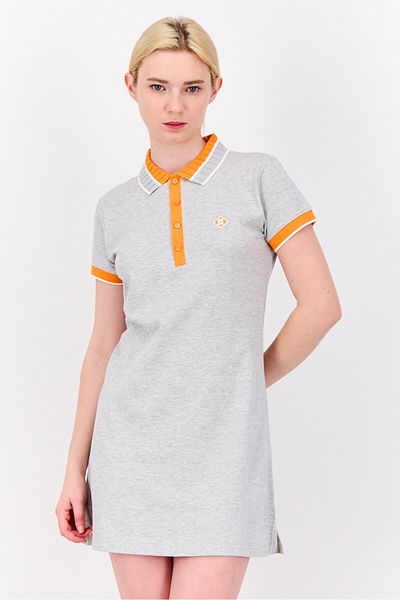 Esprit Women Heather Shirt Dress, Light Grey