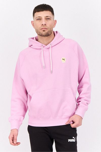 Puma x Palomo Men Sportswear Fit Brand Logo Long Sleeve Outdoor Hoodie, Lavender