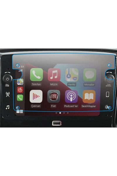 corcishop Fiat Doblo 7 Inch Navigation Screen Nano Protector