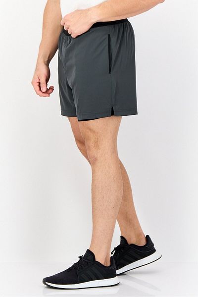 Mister Men Sportswear Fit 5 Inseam Training Shorts, Grey