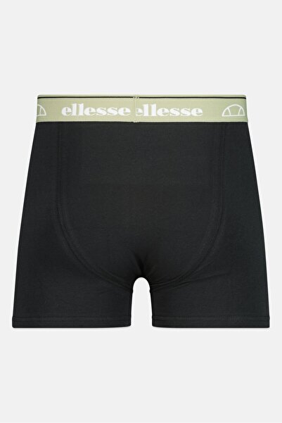 Ellesse شورت رجالي بشعار العلامة التجارية، 3 قطع، أخضر/رمادي