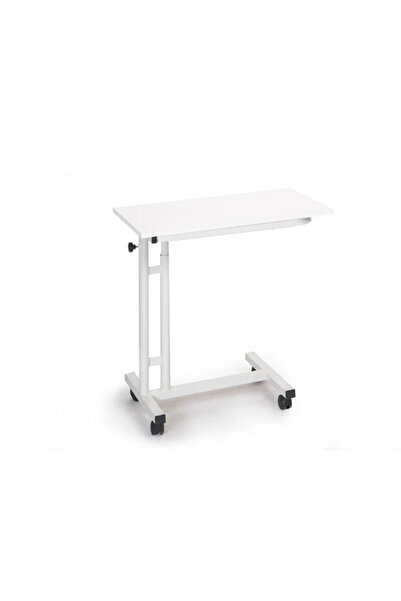 Labortech Yemek Servis Masası Ahşap Üst Tabla Beyaz 5901