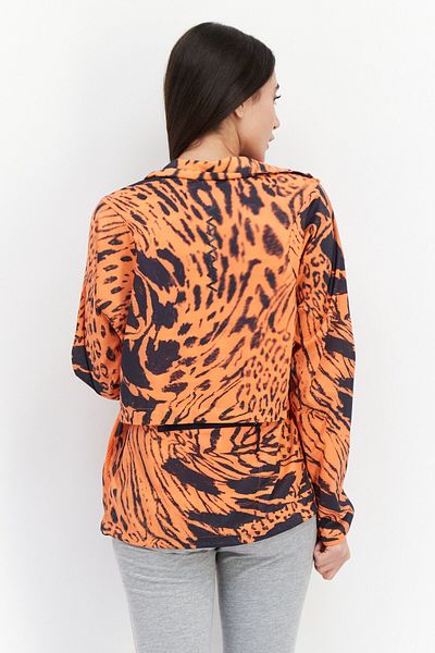 adidas Women Sportswear Fit Running Jacket, Orange/navy
