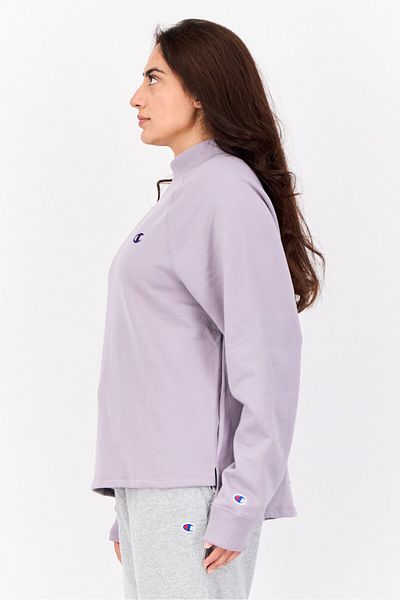 Champion Women Sportswear Fit Long Sleeveless Outdoor Sweatshirt, Mauve