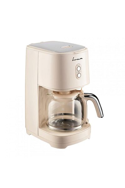 FRAM FRAM FCM-915CR900W coffee maker, 1.5l, removable and washable filter, anti-drip function, Cream