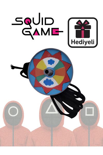 3D Stuff Squid Game Spinning Top Game - Plastic - Gift