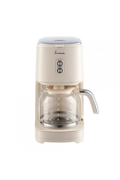 FRAM FRAM FCM-915CR900W coffee maker, 1.5l, removable and washable filter, anti-drip function, Cream
