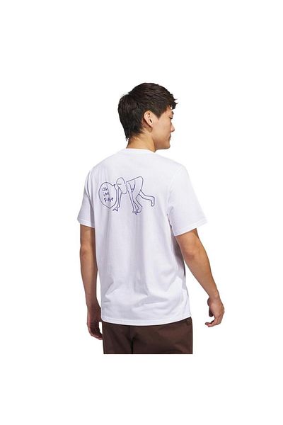 adidas Ανδρικό λευκό μπλουζάκι SHMOO G TEE 2 JC7655
