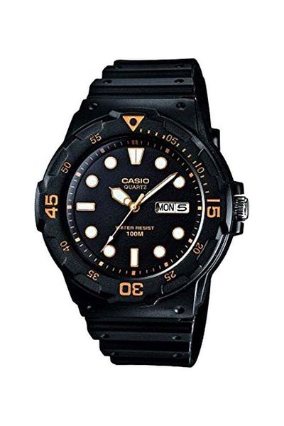 Casio Men's Water Resistant Analog Watch MRW-200H-1EVDF - 42 mm - Black