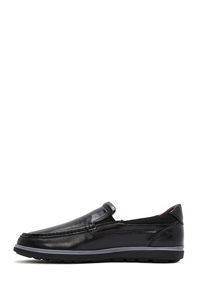 Derimod Men's Black Patent Leather Classic Loafer 25Sfd 602718