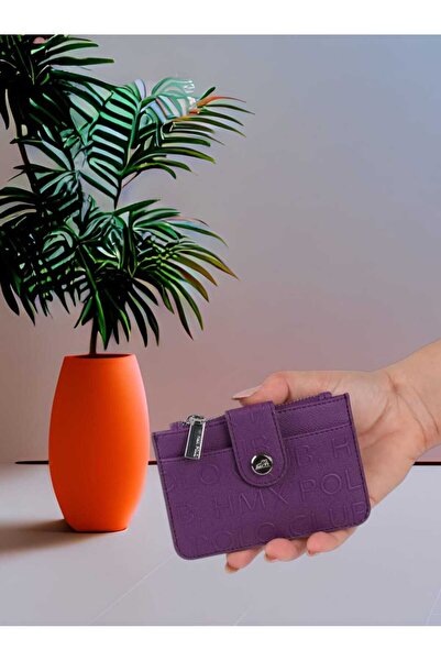 La'Graccia Hmx Polo Mor Fermuarlı Orta Boy Kartlık