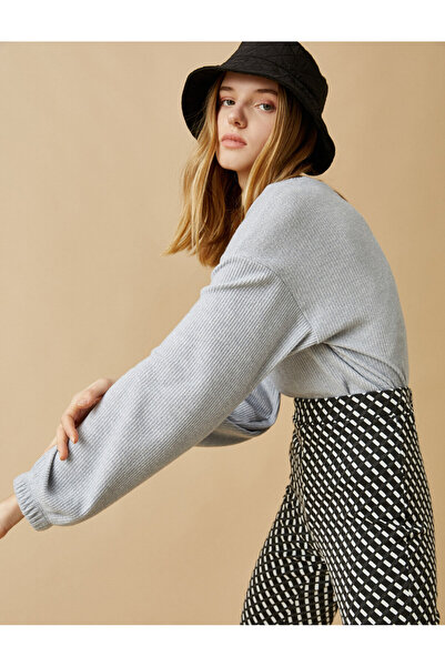 Koton Hanorac cu mânecă lungă și decolteu