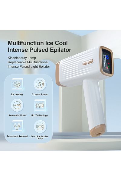 KINSEI BEAUTY E3 Kinseibeauty Ipl Hair Removal Device One Hr Lens Used For Whole Body
