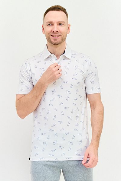 Puma Men Sportswear Fit Short Sleeve Outdoor Polo Shirts, Multicolor