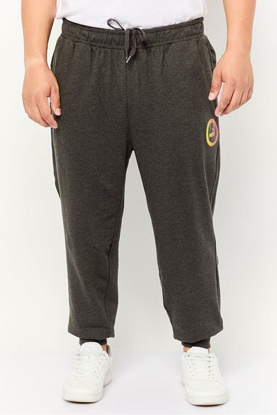Puma Men Slim Fit Brand Logo Training Sweatpant, Dark Grey