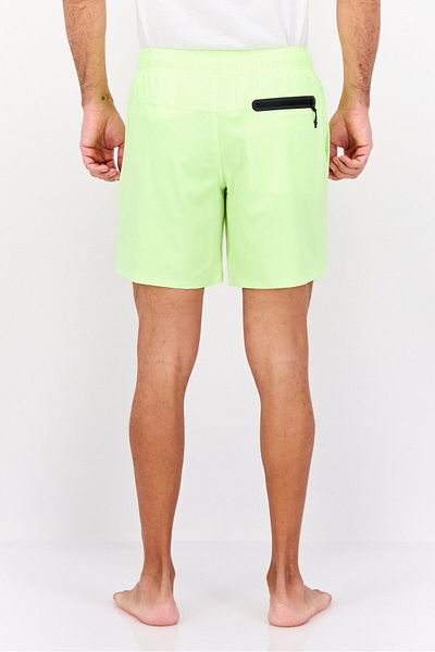 Puma Men Brand Logo Drawstring Board Shorts, Light Green