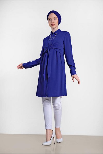 Alvina Front Tie Detail Tunic 4313