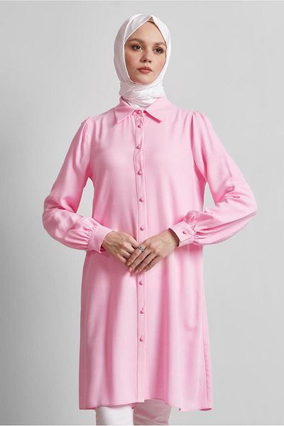 Alvina Shirt Collar Tunic 44812