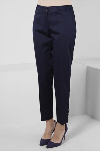 Alvina BUTTON DETAIL HIGH WAIST TROUSERS 70533-1