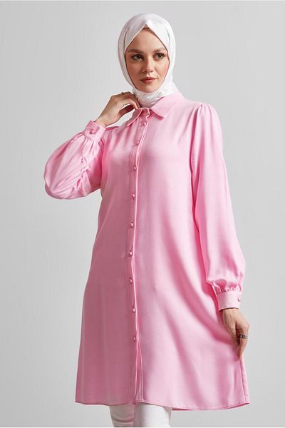 Alvina Shirt Collar Tunic 44812