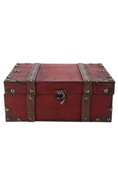 Choice 1511200038113 Treasure Chest Vintage Wooden Jewelry Box Vintage Wooden Storage Box Decorative Treasu