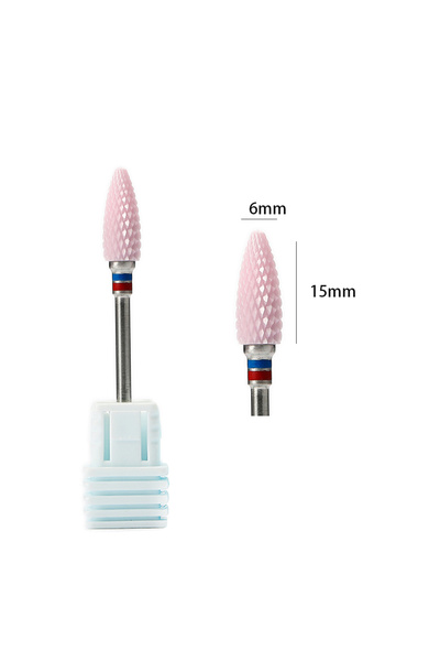 Choice E17C 1pcs Ceramic Nail Drill Bit Rotary Cuticle Burr Gel Remover Files...