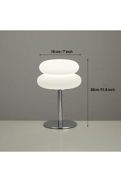 Choice USB plug B style Bauhaus table lamp plastic lampshade bedroom bedside living room Nordic mushroom
