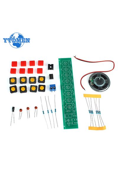 YTDMEN Electric Piano Diy Kit Ne555 Diy Electronic Organ Module Electronics Soldering Practice Learning ...