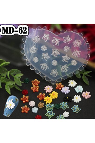 Choice MD-62 قالب سيليكون ثلاثي الأبعاد للأظافر قابل لإعادة الاستخدام INS عصر...