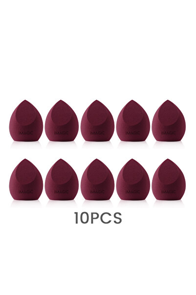 Choice1 TL-435-4 إسفنجة مكياج IMAGIC 10 قطع إسفنجة مكياج ناعمة احترافية للاستخدام الجاف والرطب