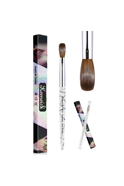 Choice1 مجموعة فرش الأظافر الأكريليكية كولينسكي 10 من كيميسي #8-#16، فرش أظاف...