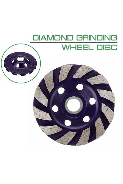 Choice 4" 100mm 1Pc Diamond Grinding Wheel Disc Bowl Shape Cup Concrete Granite Stone Ceramic Cutting Pi...