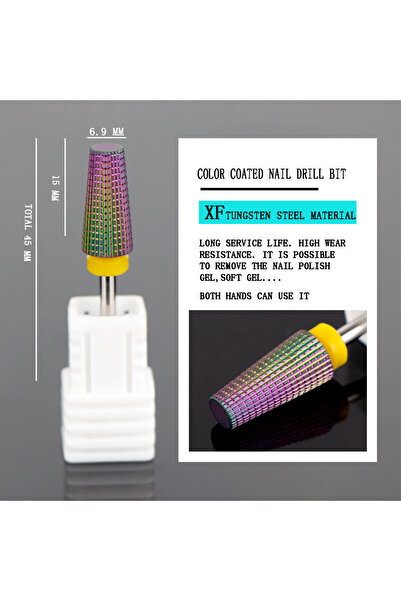 Choice 722XF 5 في 1 أدوات متقاطعة الأسنان من الفولاذ التنجستن لحفر الأظافر وإ...