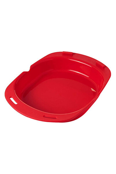 Choice قالب أومليت سيليكون أحمر لفرن الميكروويف، ملحقات الطبخ، صانع أومليت سي...