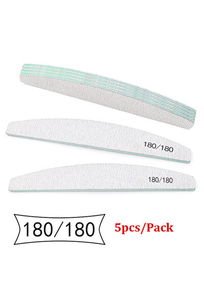 Choice مبرد أظافر CSX-Grit180، 5/25 قطعة، مزيج الألوان، ورق صنفرة احترافي بحب...