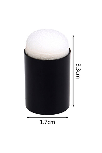 Choice 10 قطع من إسفنجات الأصابع للأطفال باللون الأسود، وسادات حبر الطلاء، وفرشاة الختم، وحرف يدوية، ودفتر قصاصات