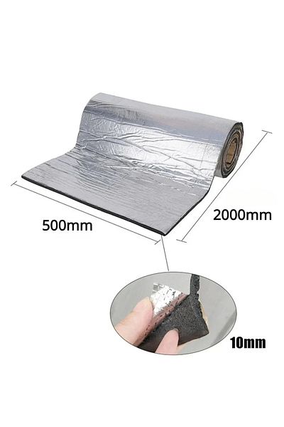 Choice 2000x500x10mm-L 2000*500mm 5/10mm Car Sound Proof Mat Deadener Heat Noise Insulation Deadening Mat H