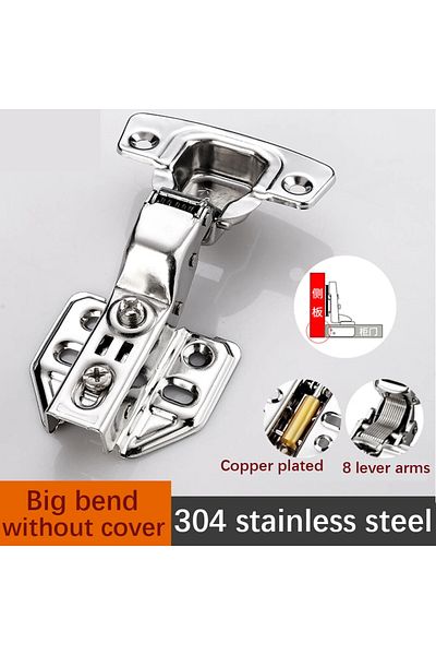 Choice Insert Embed x 8 8 Pieces Stainless Steel Cabinet Hinges Soft Closing Hydraulic Door Hinge Damper Bu