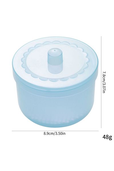 Choice blue Nail Drill Bits Disinfection Box Double Layer Filtration Cleaning Box Manicure Storage Case Nai